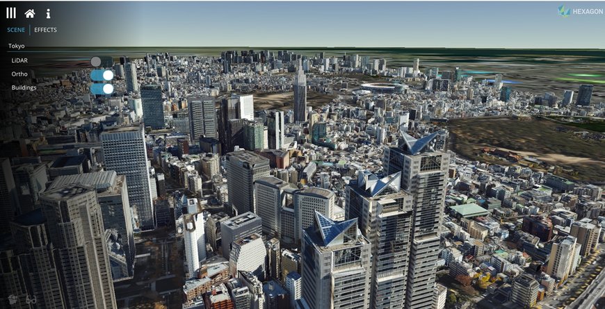 Hexagonが東京23区の地理空間情報データをリリース